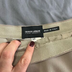 Beige Giorgio Armani Skirt Size 42